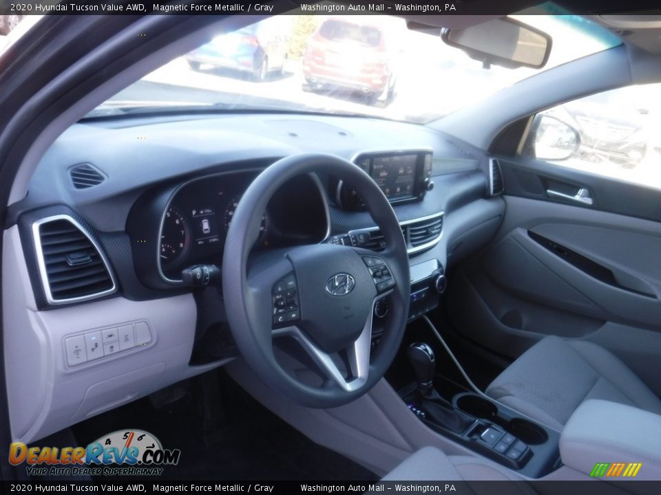 2020 Hyundai Tucson Value AWD Magnetic Force Metallic / Gray Photo #9