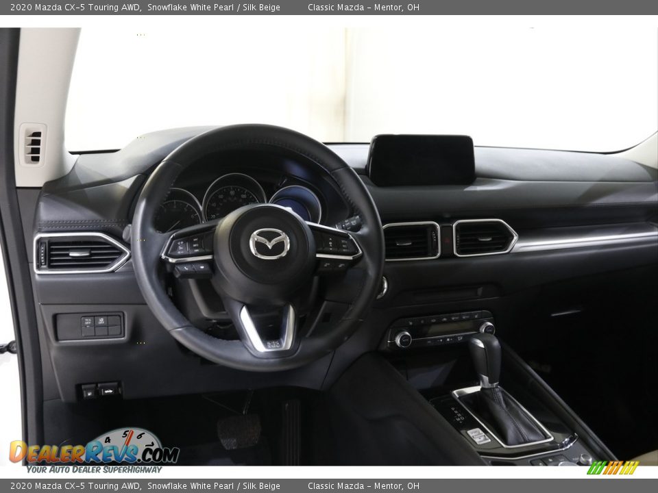 2020 Mazda CX-5 Touring AWD Snowflake White Pearl / Silk Beige Photo #6