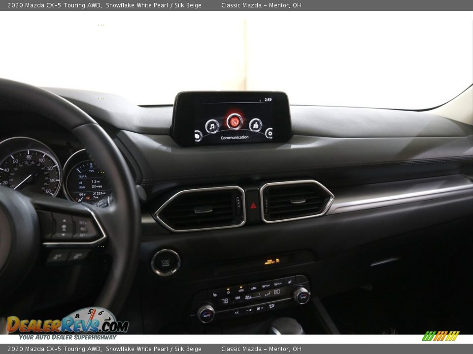 2020 Mazda CX-5 Touring AWD Snowflake White Pearl / Silk Beige Photo #9