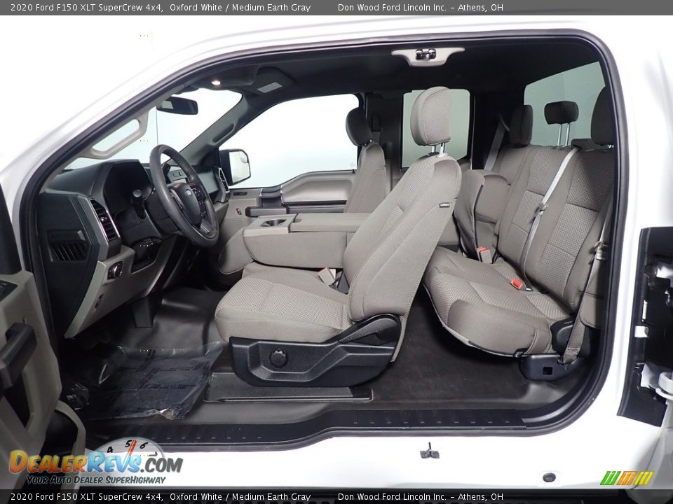 2020 Ford F150 XLT SuperCrew 4x4 Oxford White / Medium Earth Gray Photo #33