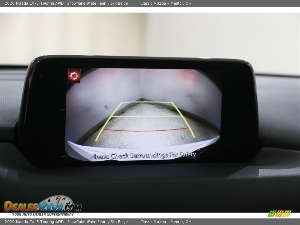 2020 Mazda CX-5 Touring AWD Snowflake White Pearl / Silk Beige Photo #12