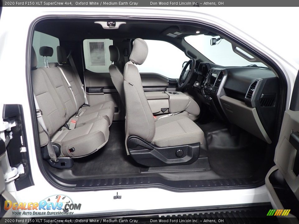 2020 Ford F150 XLT SuperCrew 4x4 Oxford White / Medium Earth Gray Photo #35
