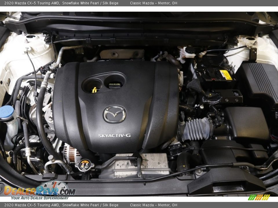2020 Mazda CX-5 Touring AWD Snowflake White Pearl / Silk Beige Photo #19