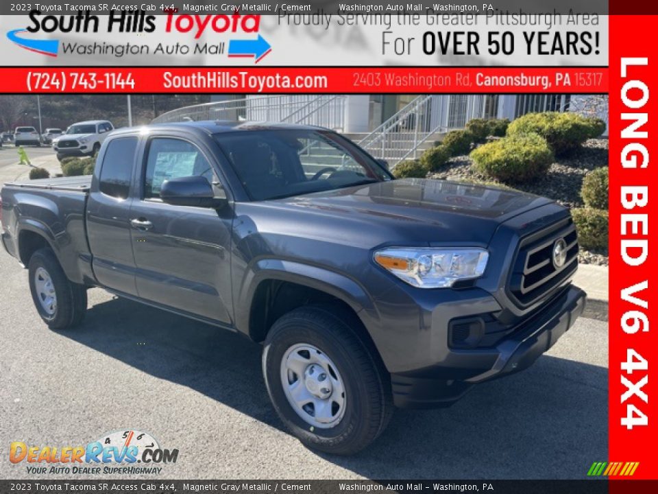 2023 Toyota Tacoma SR Access Cab 4x4 Magnetic Gray Metallic / Cement Photo #1