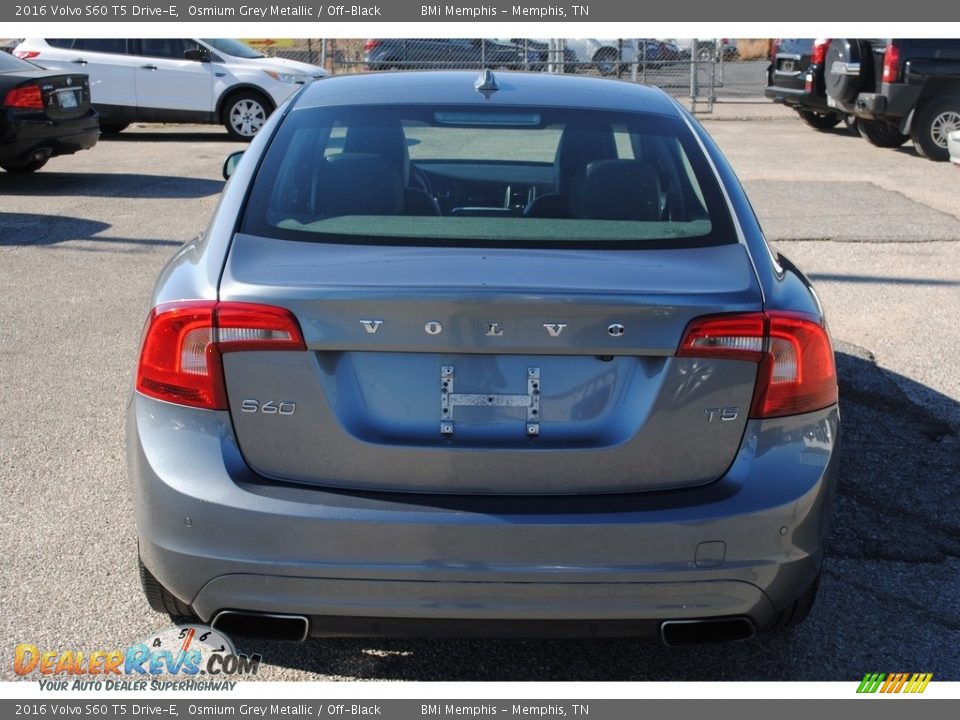 2016 Volvo S60 T5 Drive-E Osmium Grey Metallic / Off-Black Photo #4