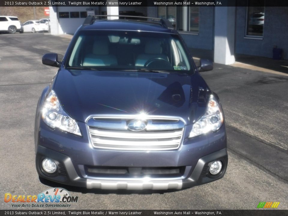 2013 Subaru Outback 2.5i Limited Twilight Blue Metallic / Warm Ivory Leather Photo #5