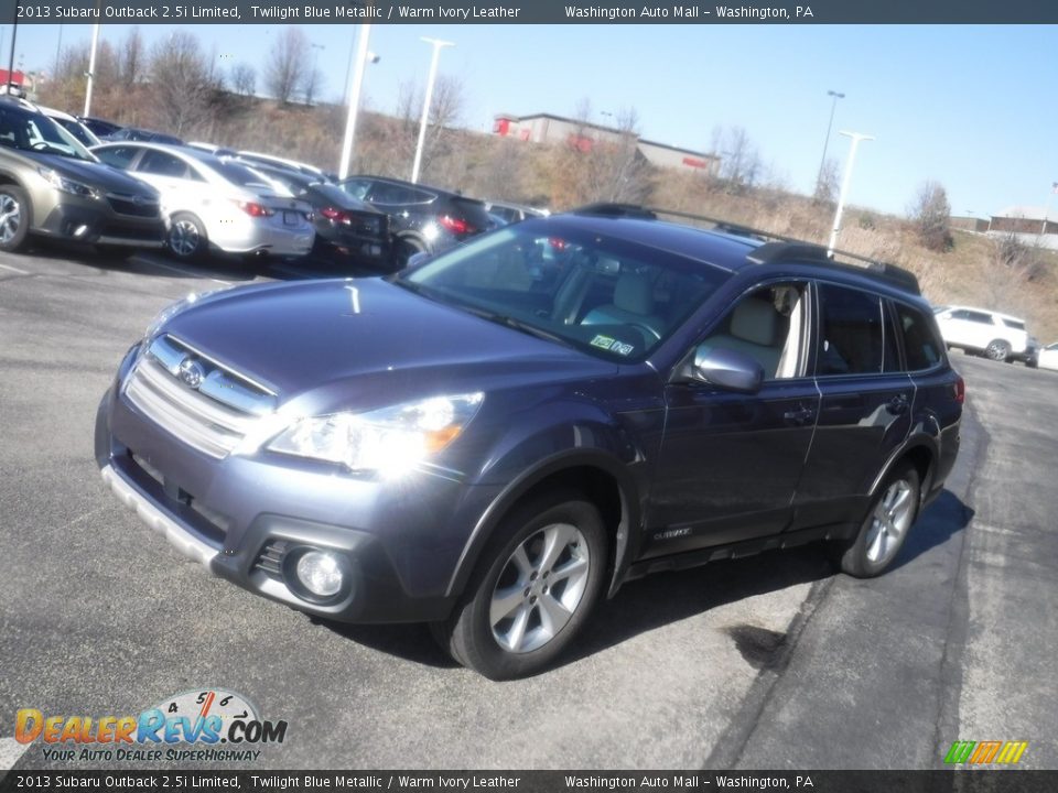 2013 Subaru Outback 2.5i Limited Twilight Blue Metallic / Warm Ivory Leather Photo #6