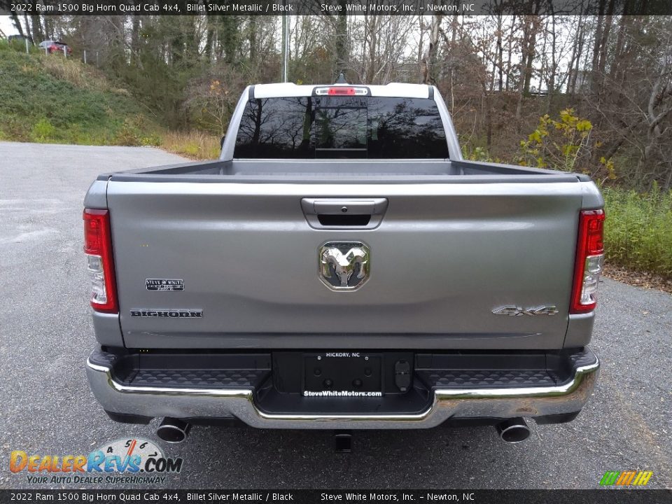 2022 Ram 1500 Big Horn Quad Cab 4x4 Billet Silver Metallic / Black Photo #7