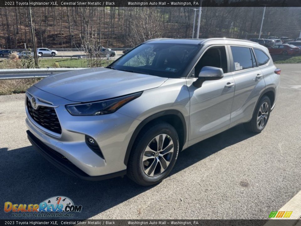 2023 Toyota Highlander XLE Celestial Silver Metallic / Black Photo #7