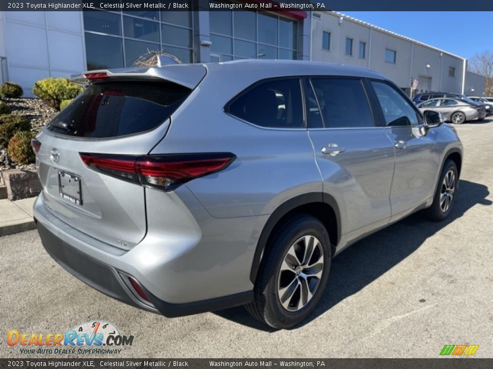 2023 Toyota Highlander XLE Celestial Silver Metallic / Black Photo #9