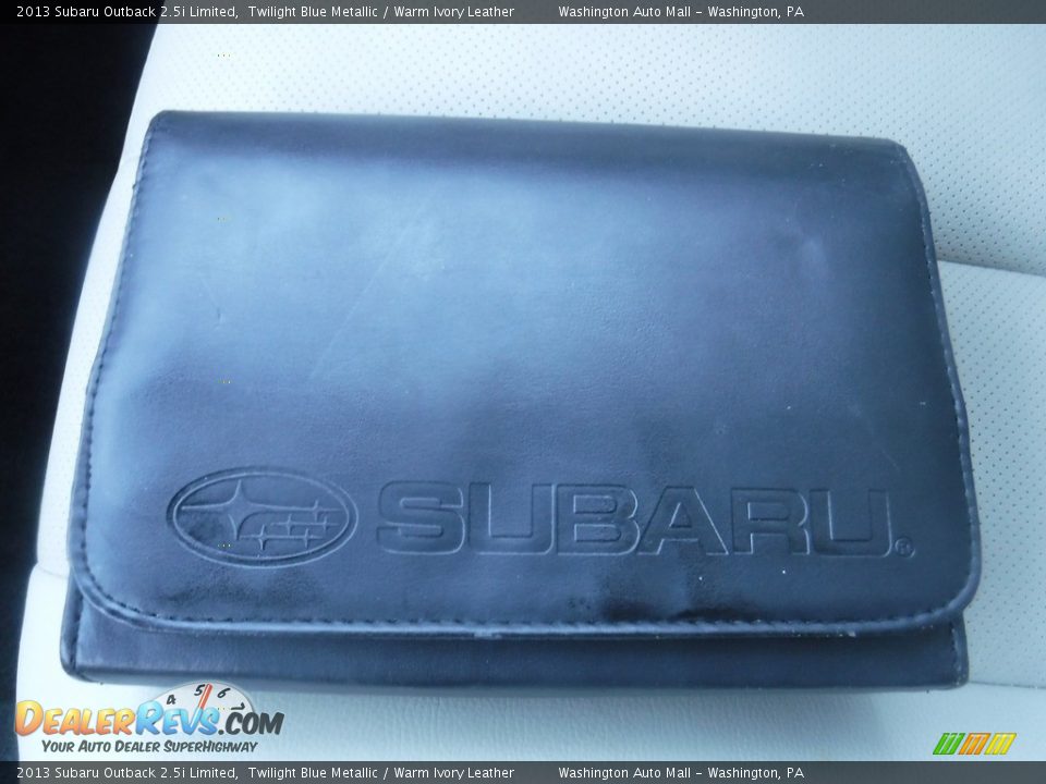 2013 Subaru Outback 2.5i Limited Twilight Blue Metallic / Warm Ivory Leather Photo #30