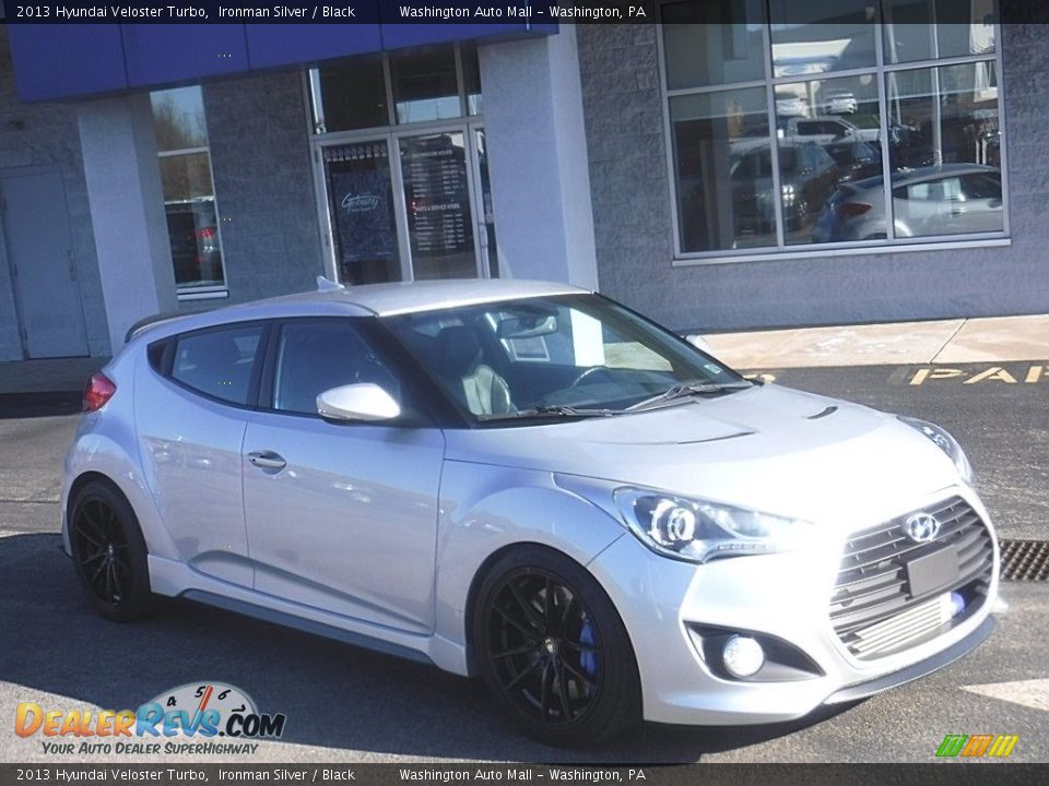 2013 Hyundai Veloster Turbo Ironman Silver / Black Photo #1