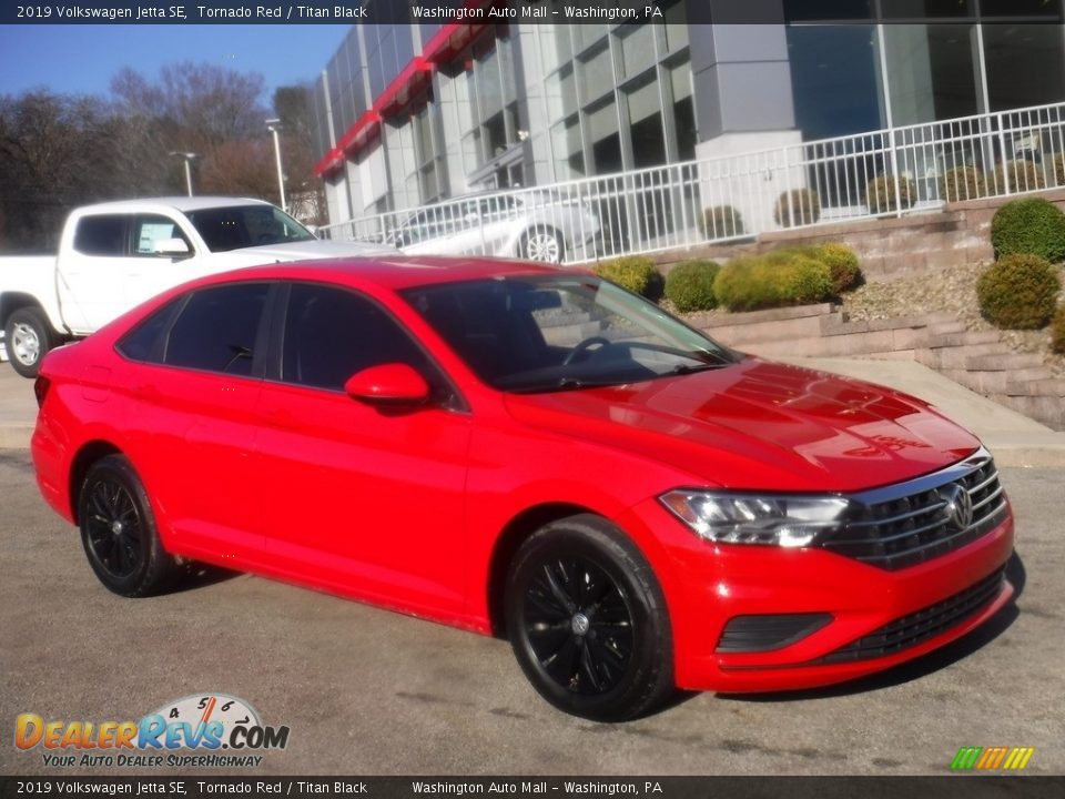 2019 Volkswagen Jetta SE Tornado Red / Titan Black Photo #1