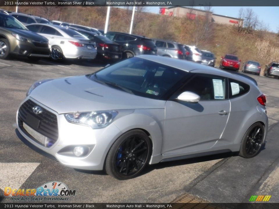 2013 Hyundai Veloster Turbo Ironman Silver / Black Photo #7