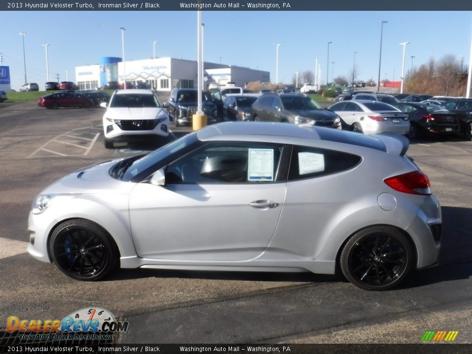 2013 Hyundai Veloster Turbo Ironman Silver / Black Photo #8