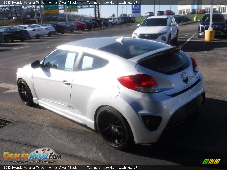 2013 Hyundai Veloster Turbo Ironman Silver / Black Photo #9