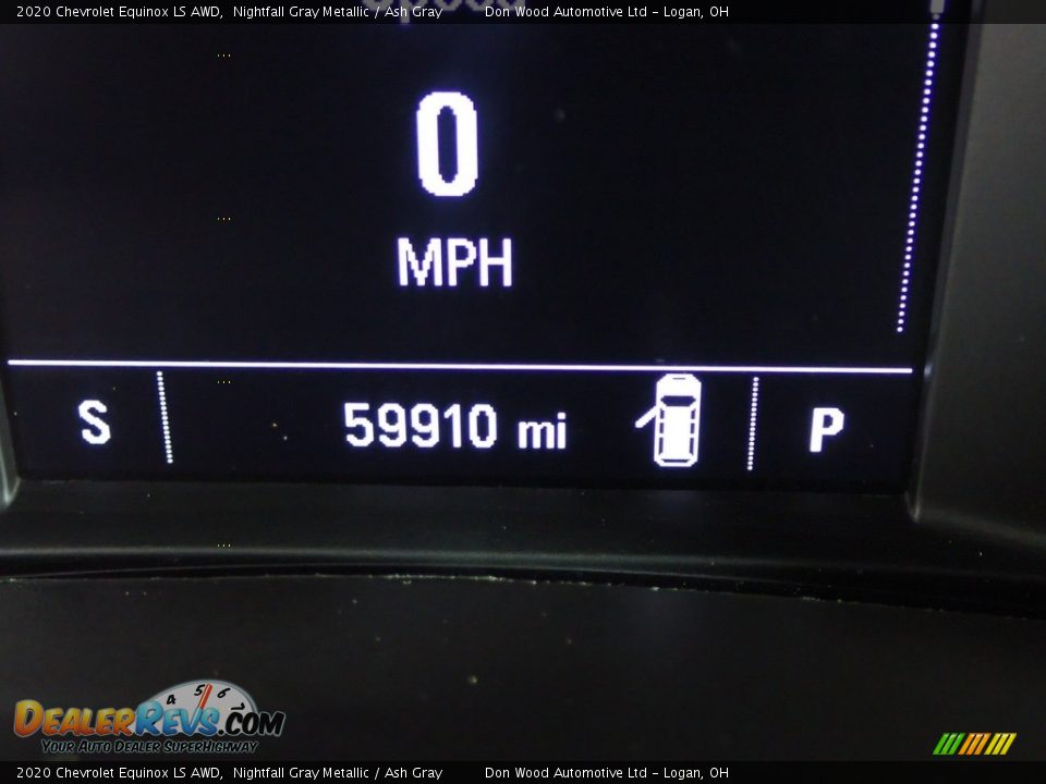 2020 Chevrolet Equinox LS AWD Nightfall Gray Metallic / Ash Gray Photo #30