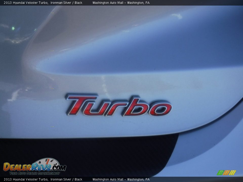 2013 Hyundai Veloster Turbo Ironman Silver / Black Photo #12
