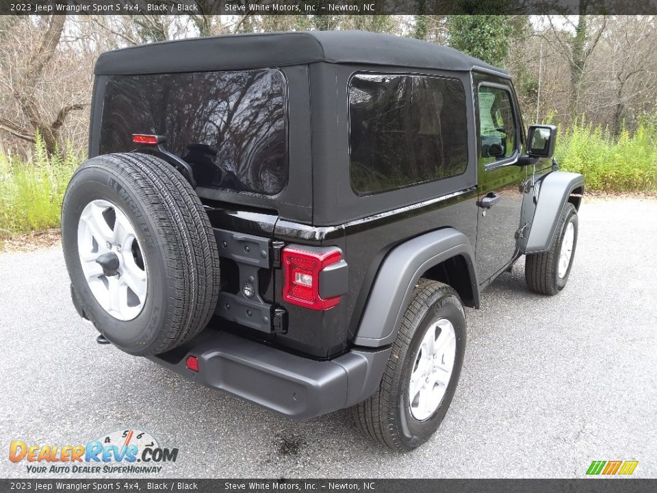 2023 Jeep Wrangler Sport S 4x4 Black / Black Photo #6