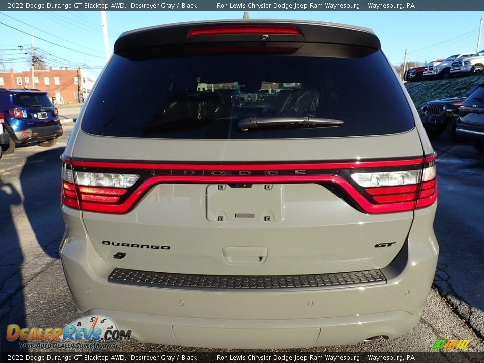 2022 Dodge Durango GT Blacktop AWD Destroyer Gray / Black Photo #4