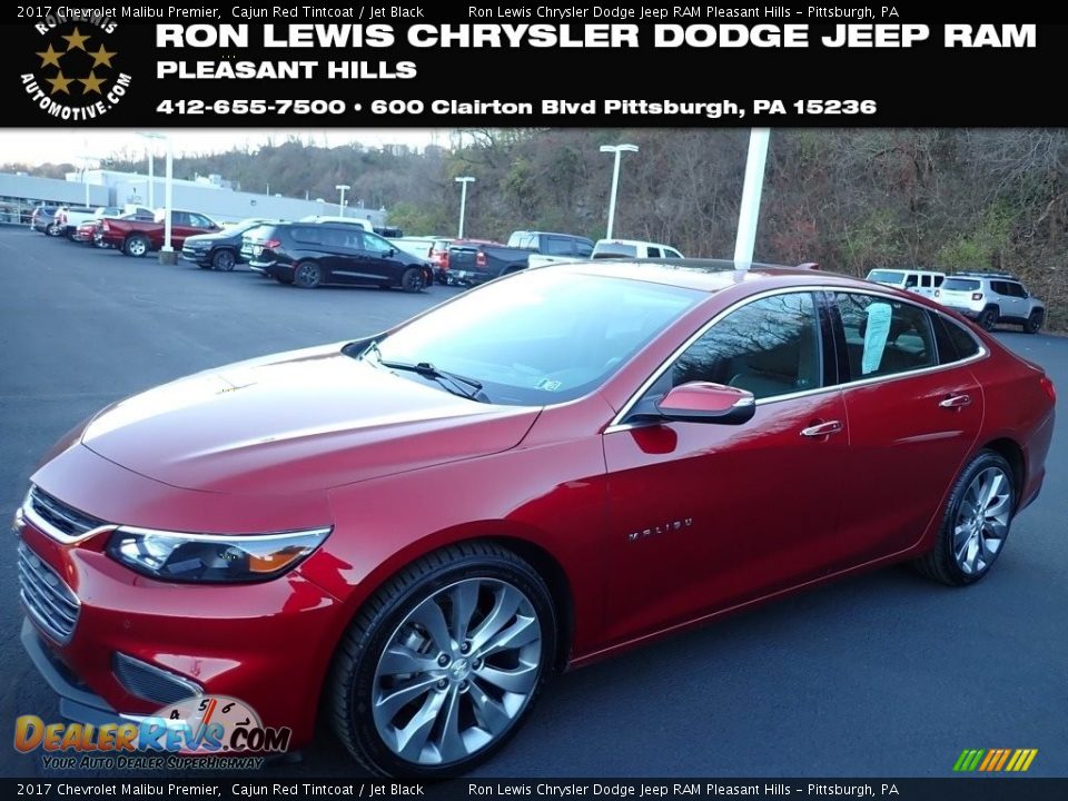 2017 Chevrolet Malibu Premier Cajun Red Tintcoat / Jet Black Photo #1