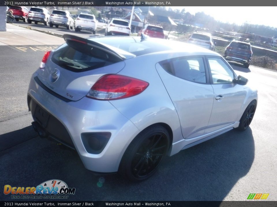 2013 Hyundai Veloster Turbo Ironman Silver / Black Photo #13