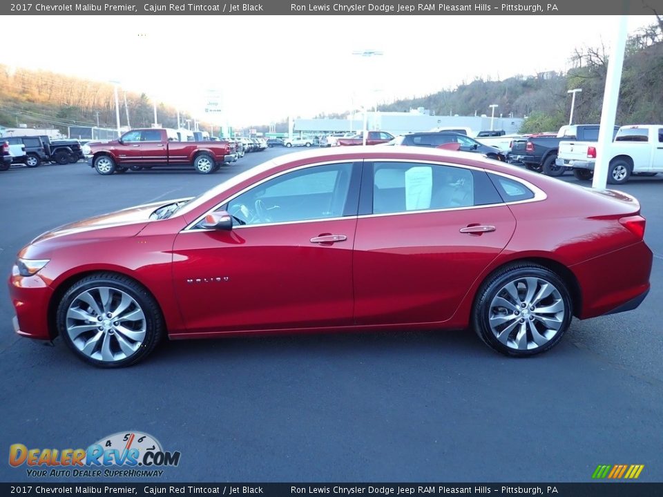 2017 Chevrolet Malibu Premier Cajun Red Tintcoat / Jet Black Photo #2