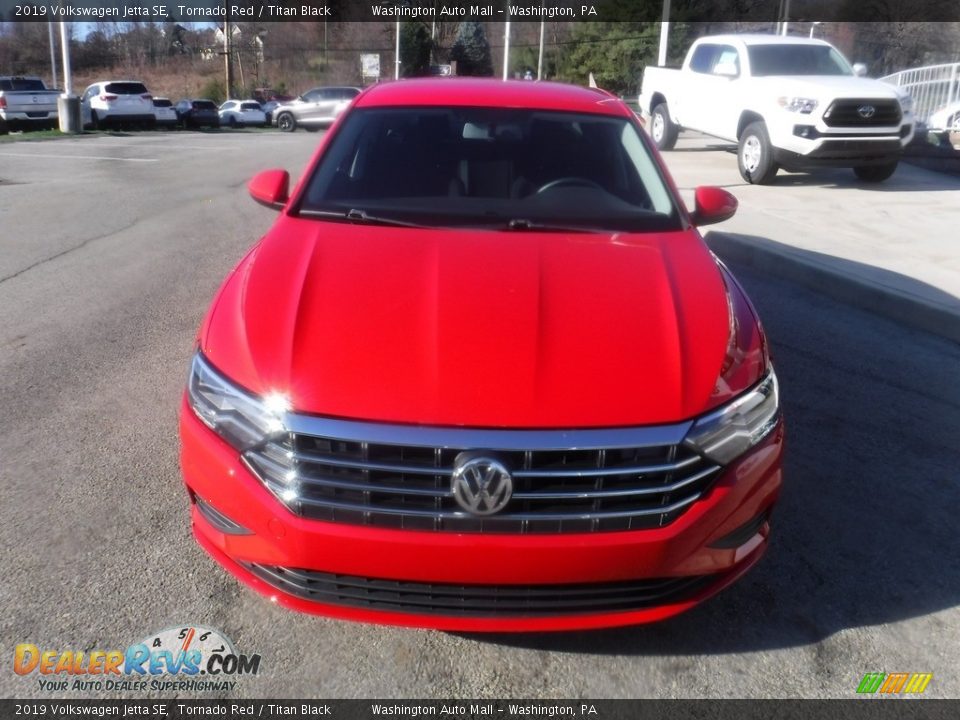 2019 Volkswagen Jetta SE Tornado Red / Titan Black Photo #9