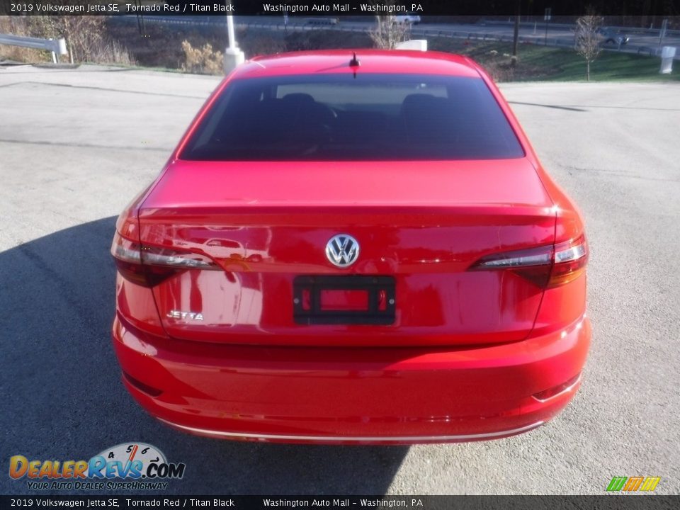 2019 Volkswagen Jetta SE Tornado Red / Titan Black Photo #12