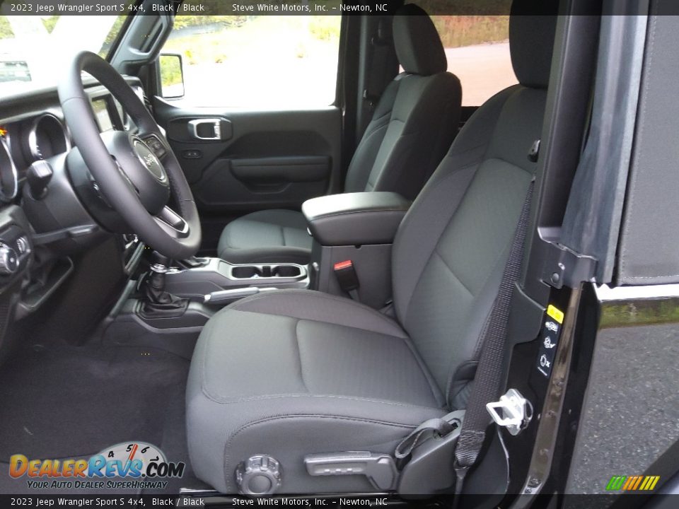 Front Seat of 2023 Jeep Wrangler Sport S 4x4 Photo #10