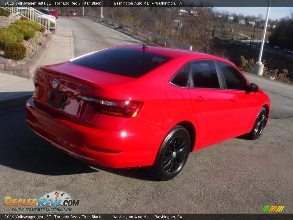 2019 Volkswagen Jetta SE Tornado Red / Titan Black Photo #13