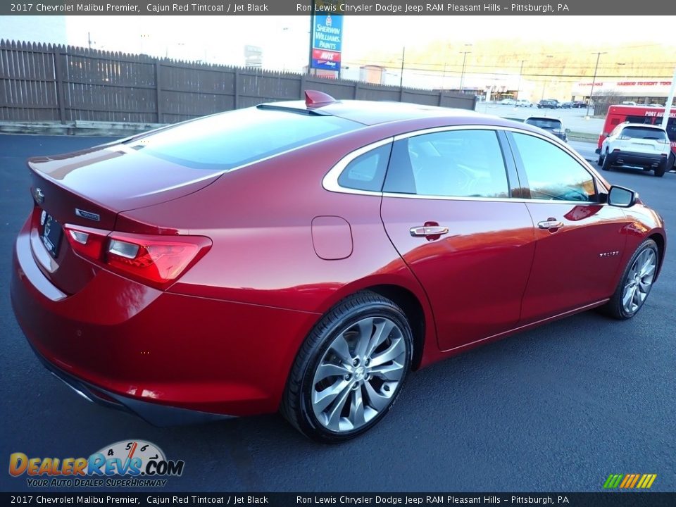 2017 Chevrolet Malibu Premier Cajun Red Tintcoat / Jet Black Photo #6