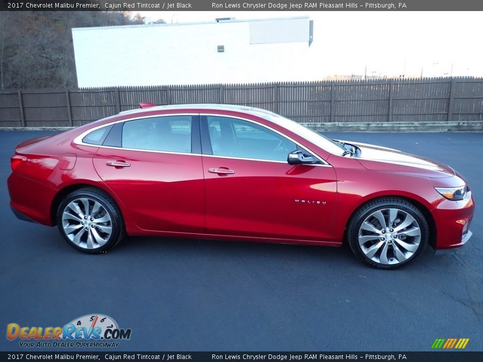 2017 Chevrolet Malibu Premier Cajun Red Tintcoat / Jet Black Photo #7