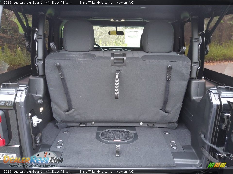 Rear Seat of 2023 Jeep Wrangler Sport S 4x4 Photo #13