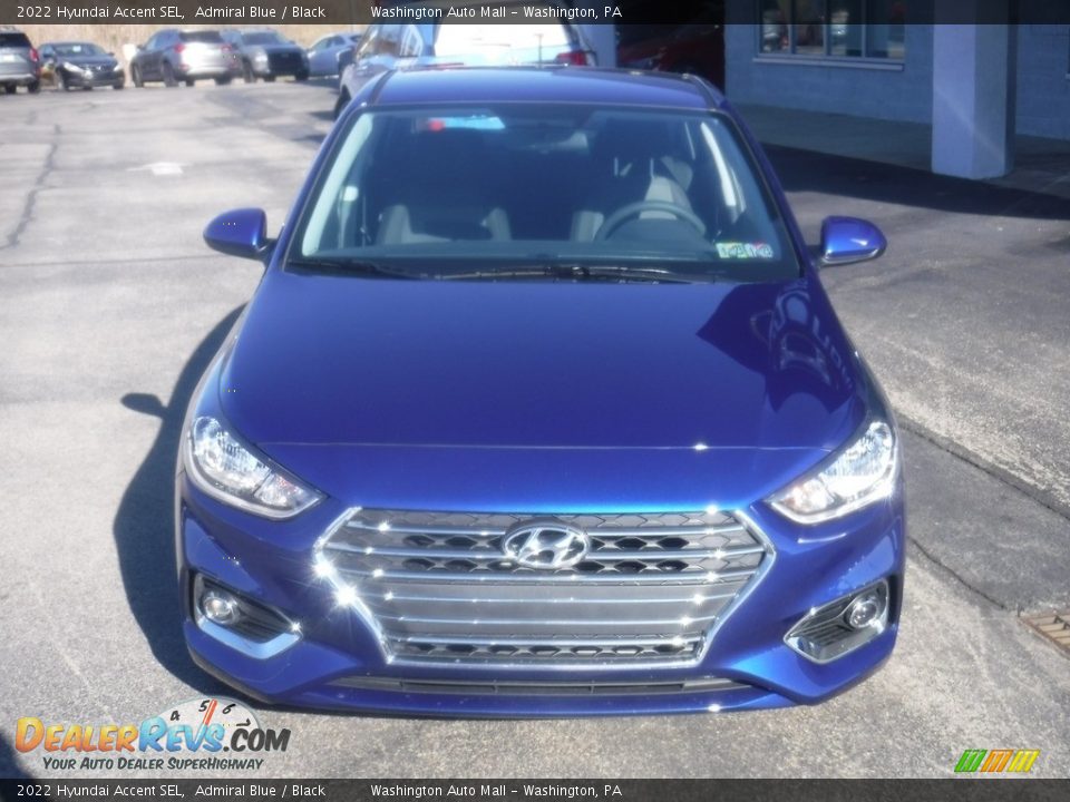 2022 Hyundai Accent SEL Admiral Blue / Black Photo #4