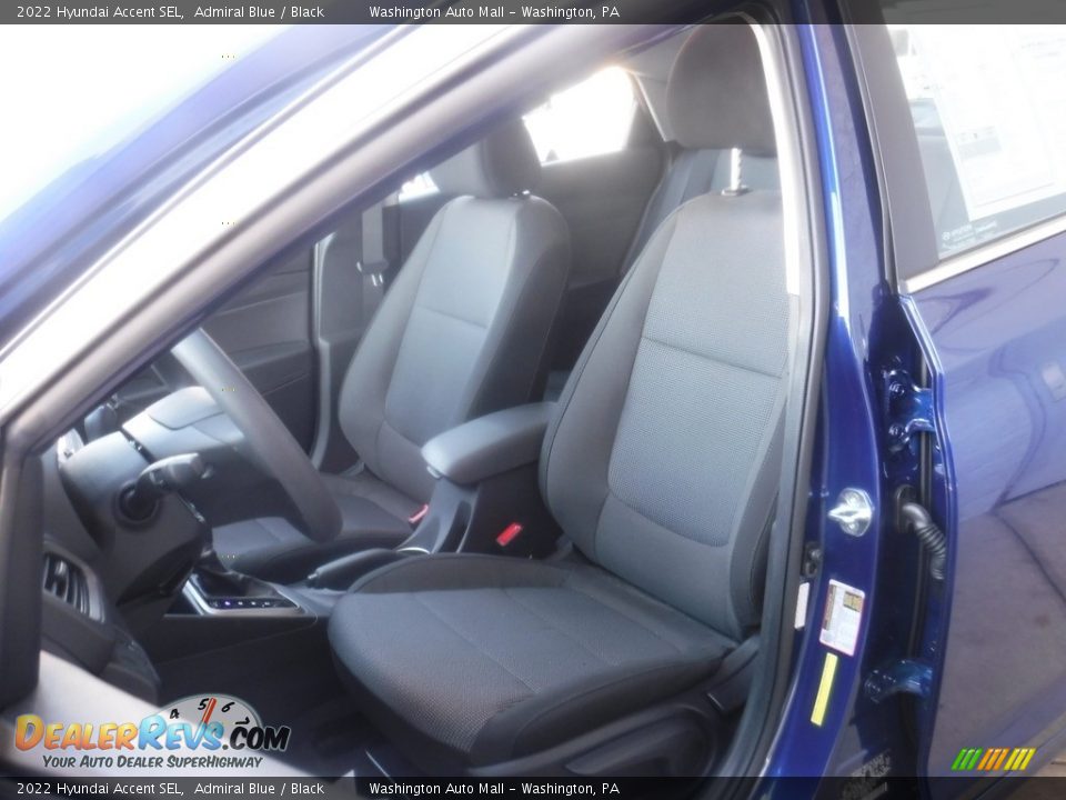 2022 Hyundai Accent SEL Admiral Blue / Black Photo #10