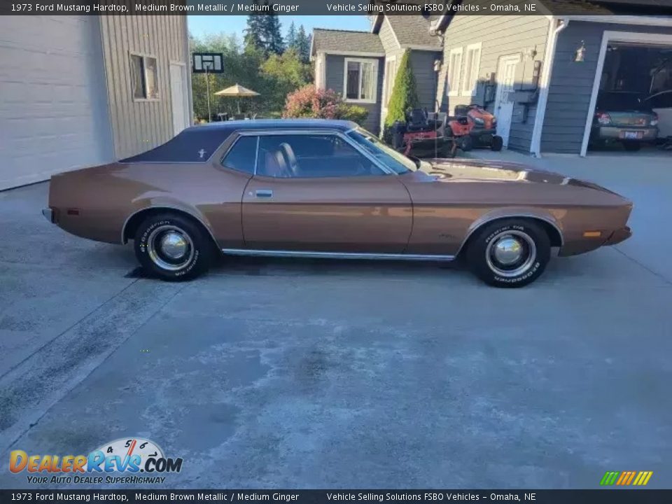 Medium Brown Metallic 1973 Ford Mustang Hardtop Photo #2