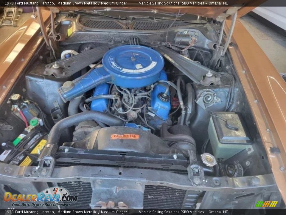 1973 Ford Mustang Hardtop 302 cid 2bbl V8 Engine Photo #6
