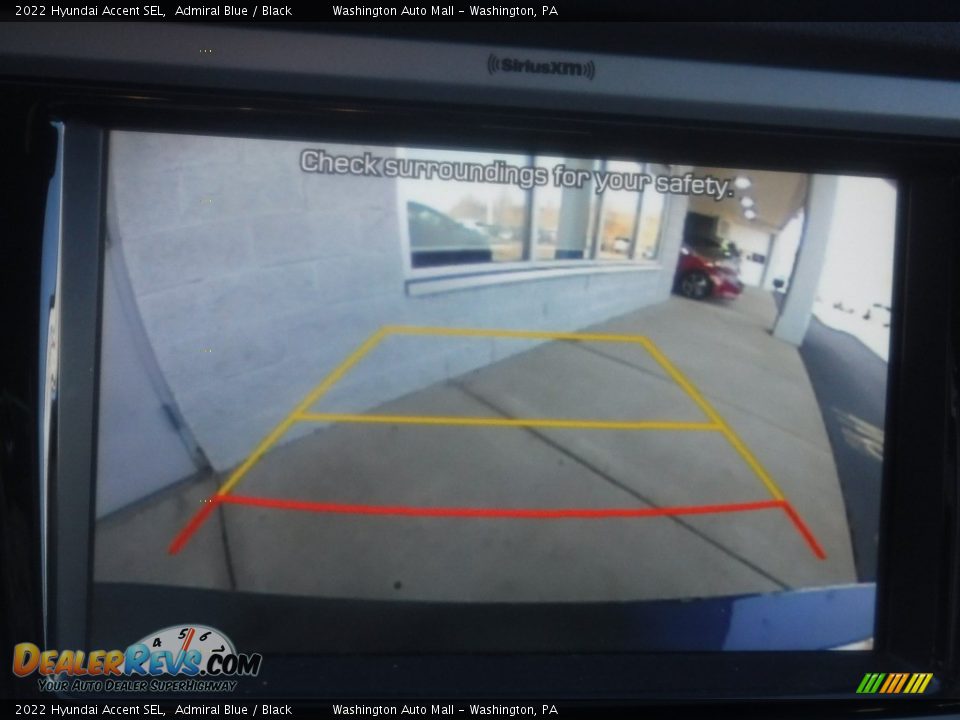 2022 Hyundai Accent SEL Admiral Blue / Black Photo #17
