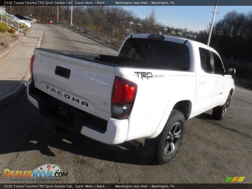 2018 Toyota Tacoma TRD Sport Double Cab Super White / Black Photo #19