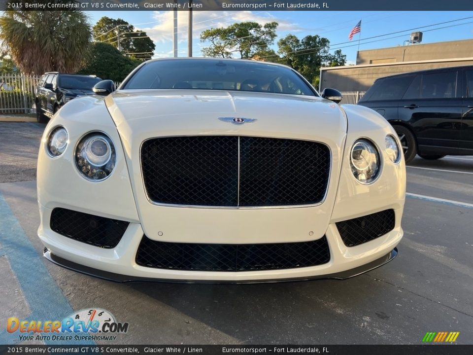 2015 Bentley Continental GT V8 S Convertible Glacier White / Linen Photo #9