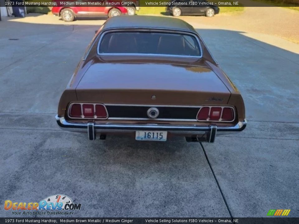 1973 Ford Mustang Hardtop Medium Brown Metallic / Medium Ginger Photo #13