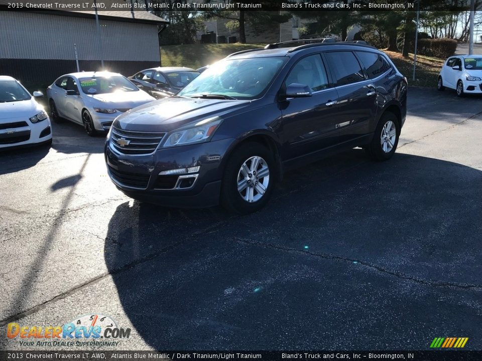 2013 Chevrolet Traverse LT AWD Atlantis Blue Metallic / Dark Titanium/Light Titanium Photo #2