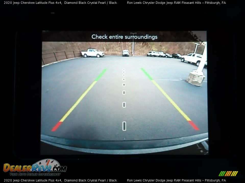 2020 Jeep Cherokee Latitude Plus 4x4 Diamond Black Crystal Pearl / Black Photo #20
