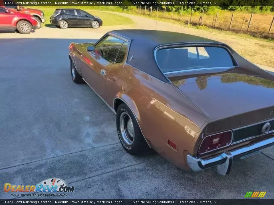 1973 Ford Mustang Hardtop Medium Brown Metallic / Medium Ginger Photo #16