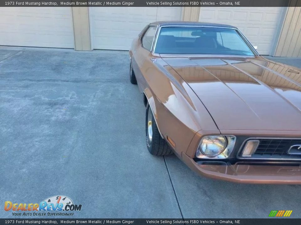 1973 Ford Mustang Hardtop Medium Brown Metallic / Medium Ginger Photo #20