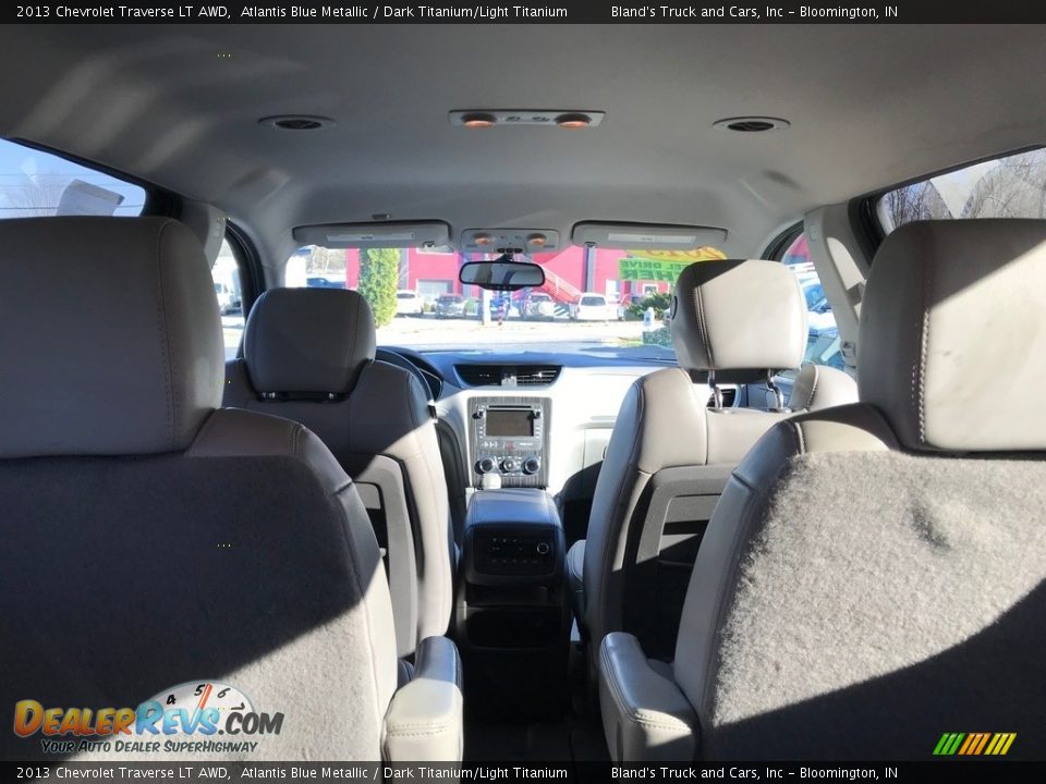 2013 Chevrolet Traverse LT AWD Atlantis Blue Metallic / Dark Titanium/Light Titanium Photo #9