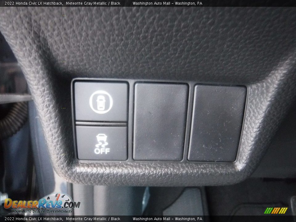 2022 Honda Civic LX Hatchback Meteorite Gray Metallic / Black Photo #13