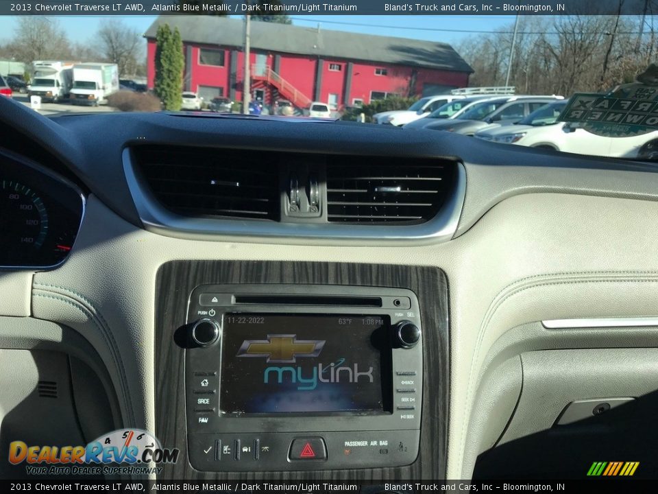 2013 Chevrolet Traverse LT AWD Atlantis Blue Metallic / Dark Titanium/Light Titanium Photo #17