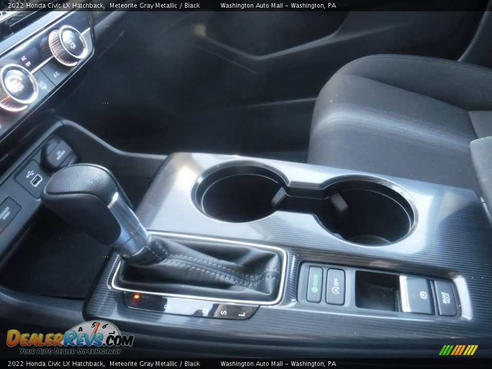 2022 Honda Civic LX Hatchback Meteorite Gray Metallic / Black Photo #15